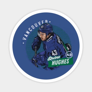 Quinn Hughes Vancouver Dots Magnet